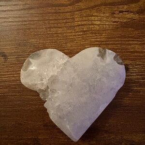 Druzy Quartz Heart
